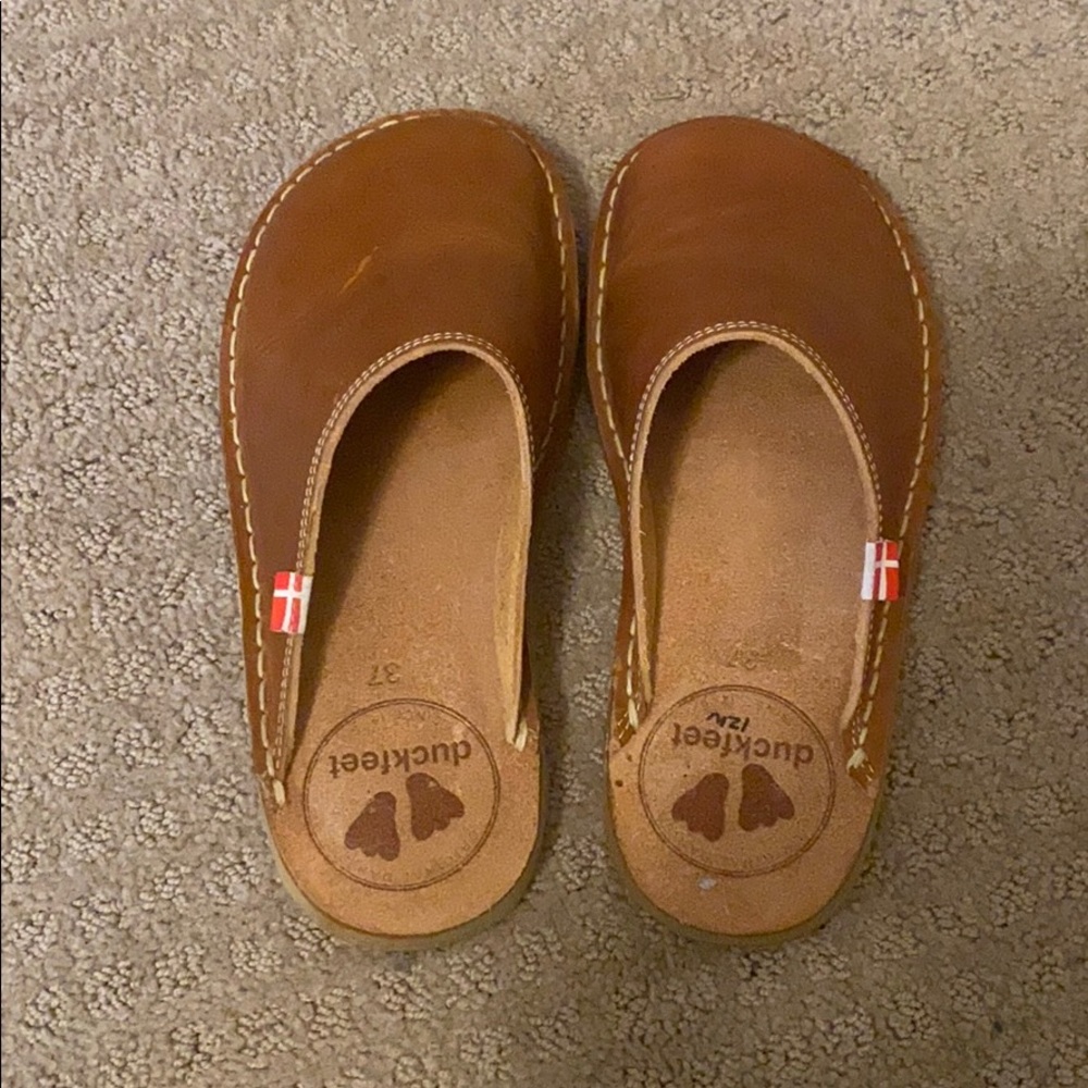 Brown Duckfeet BLÅVAND clog